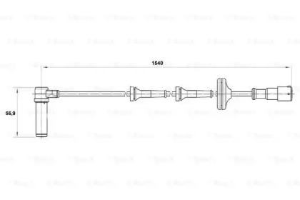 Датчик (BOSCH: 0 265 004 012)