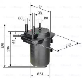 Фильтр (BOSCH: 0 450 907 014)