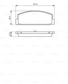 Комплект тормозных колодок (BOSCH: 0 986 424 295)