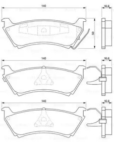 Комплект тормозных колодок (BOSCH: 0 986 424 648)