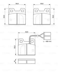 Комплект тормозных колодок (BOSCH: 0 986 469 120)