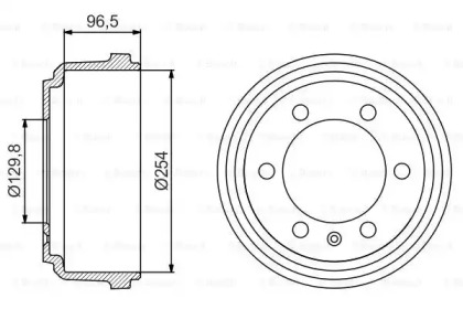 Тормозный барабан (BOSCH: 0 986 477 218)