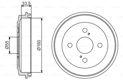 Тормозный барабан (BOSCH: 0 986 477 315)