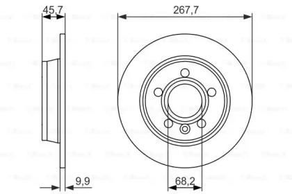 Тормозной диск (BOSCH: 0 986 479 863)