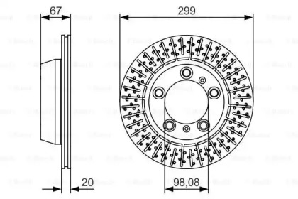 Тормозной диск (BOSCH: 0 986 479 A09)