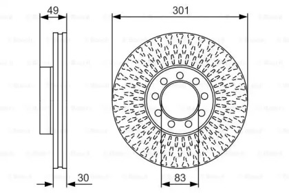 Тормозной диск (BOSCH: 0 986 479 A23)