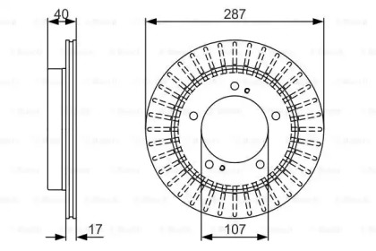 Тормозной диск (BOSCH: 0 986 479 A32)