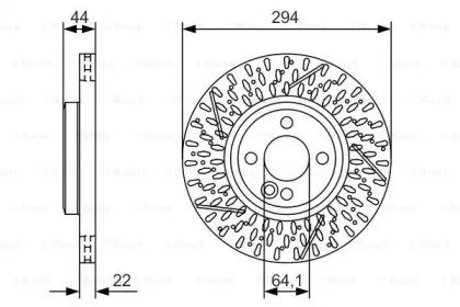 Тормозной диск (BOSCH: 0 986 479 A69)