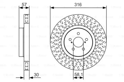 Тормозной диск (BOSCH: 0 986 479 A81)