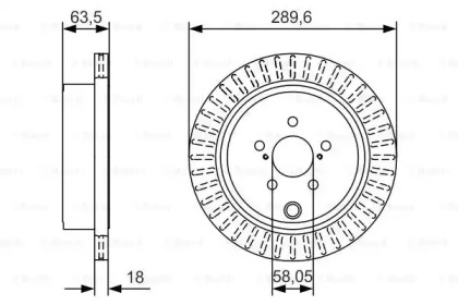 Тормозной диск (BOSCH: 0 986 479 A83)