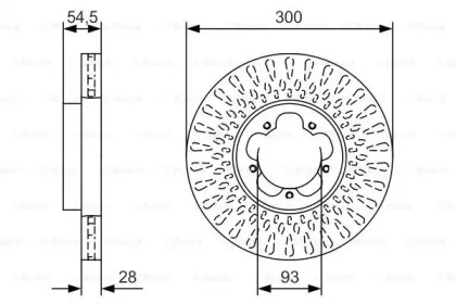 Тормозной диск (BOSCH: 0 986 479 B11)