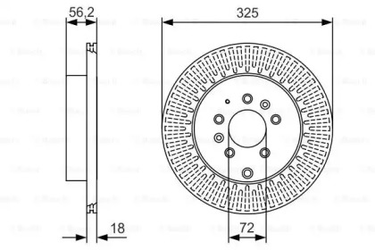 Тормозной диск (BOSCH: 0 986 479 C30)