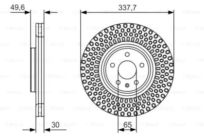 Тормозной диск (BOSCH: 0 986 479 C90)