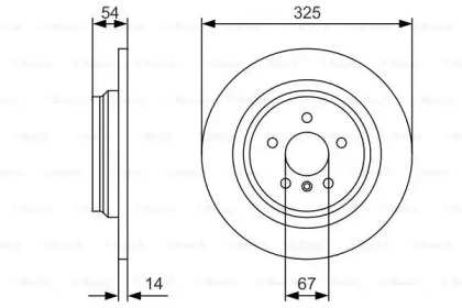 Тормозной диск (BOSCH: 0 986 479 D10)