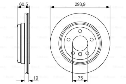 Тормозной диск (BOSCH: 0 986 479 R34)