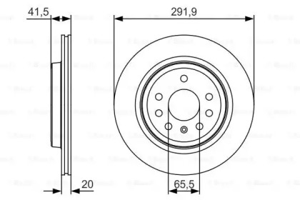 Тормозной диск (BOSCH: 0 986 479 S27)