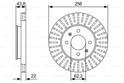 Тормозной диск (BOSCH: 0 986 479 W05)