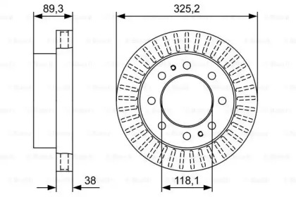 Тормозной диск (BOSCH: 0 986 479 W27)