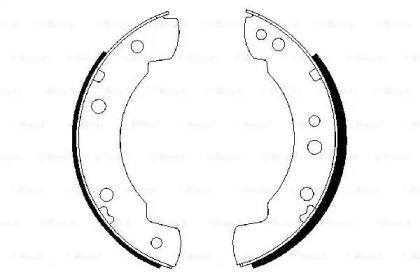 Комлект тормозных накладок (BOSCH: 0 986 487 232)