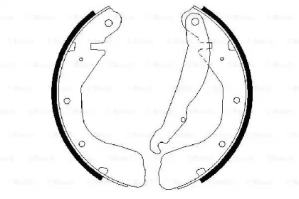 Комлект тормозных накладок (BOSCH: 0 986 487 263)
