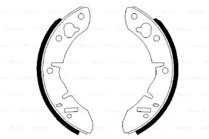 Комлект тормозных накладок (BOSCH: 0 986 487 273)
