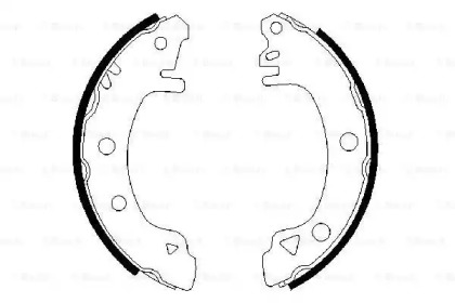 Комлект тормозных накладок (BOSCH: 0 986 487 304)