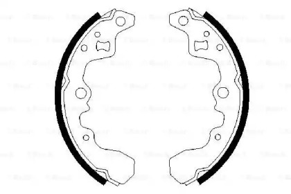 Комлект тормозных накладок (BOSCH: 0 986 487 314)