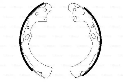 Комлект тормозных накладок (BOSCH: 0 986 487 369)