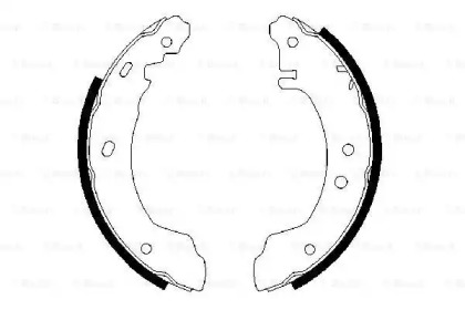 Комлект тормозных накладок (BOSCH: 0 986 487 372)