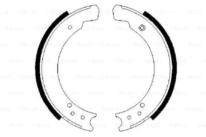 Комлект тормозных накладок (BOSCH: 0 986 487 395)