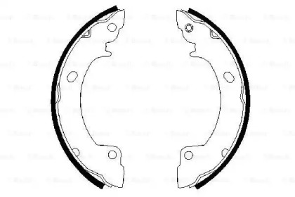 Комлект тормозных накладок (BOSCH: 0 986 487 399)