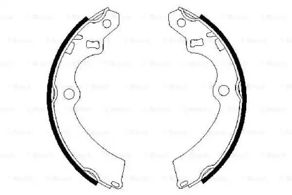 Комлект тормозных накладок (BOSCH: 0 986 487 427)
