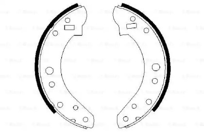 Комлект тормозных накладок (BOSCH: 0 986 487 466)