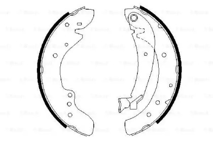 Комлект тормозных накладок (BOSCH: 0 986 487 521)