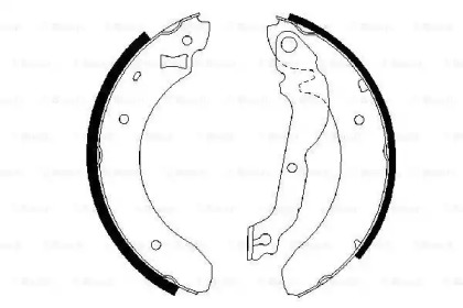 Комлект тормозных накладок (BOSCH: 0 986 487 534)