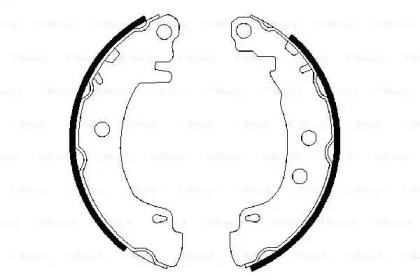 Комлект тормозных накладок (BOSCH: 0 986 487 550)