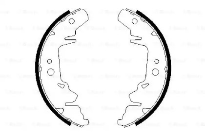 Комлект тормозных накладок (BOSCH: 0 986 487 659)