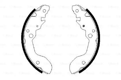 Комлект тормозных накладок (BOSCH: 0 986 487 677)