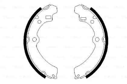 Комлект тормозных накладок (BOSCH: 0 986 487 678)