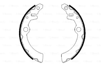 Комлект тормозных накладок (BOSCH: 0 986 487 682)