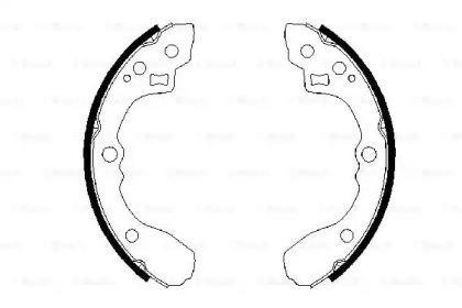 Комлект тормозных накладок (BOSCH: 0 986 487 687)