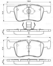 Комплект тормозных колодок (BOSCH: 0 986 494 689)