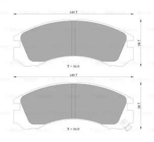 Комплект тормозных колодок (BOSCH: 0 986 505 910)