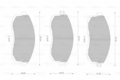 Комплект тормозных колодок (BOSCH: 0 986 AB1 330)