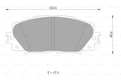 Комплект тормозных колодок (BOSCH: 0 986 AB1 423)