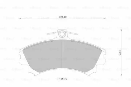 Комплект тормозных колодок (BOSCH: 0 986 AB1 673)