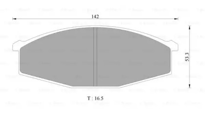 Комплект тормозных колодок (BOSCH: 0 986 AB2 239)