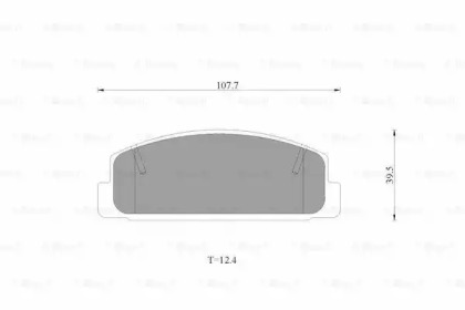 Комплект тормозных колодок (BOSCH: 0 986 AB2 538)