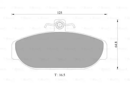 Комплект тормозных колодок (BOSCH: 0 986 AB4 426)