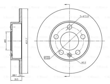 Тормозной диск (BOSCH: 0 986 BB4 359)